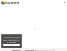 Tablet Screenshot of mazedonia.com